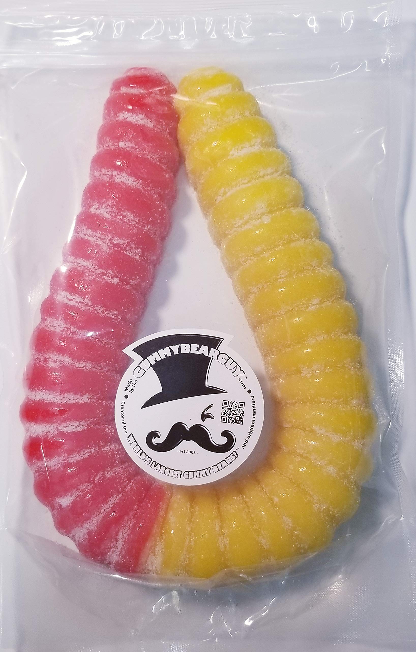 The Gummy Bear Guy | SOUR Worlds Largest Gummy Worm | Cherry/Lemon