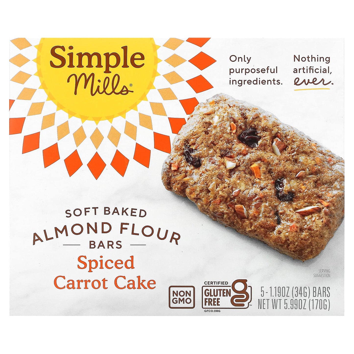 SIM SPICED CART CAKE BAR ( 6 X 5.99 OZ   )