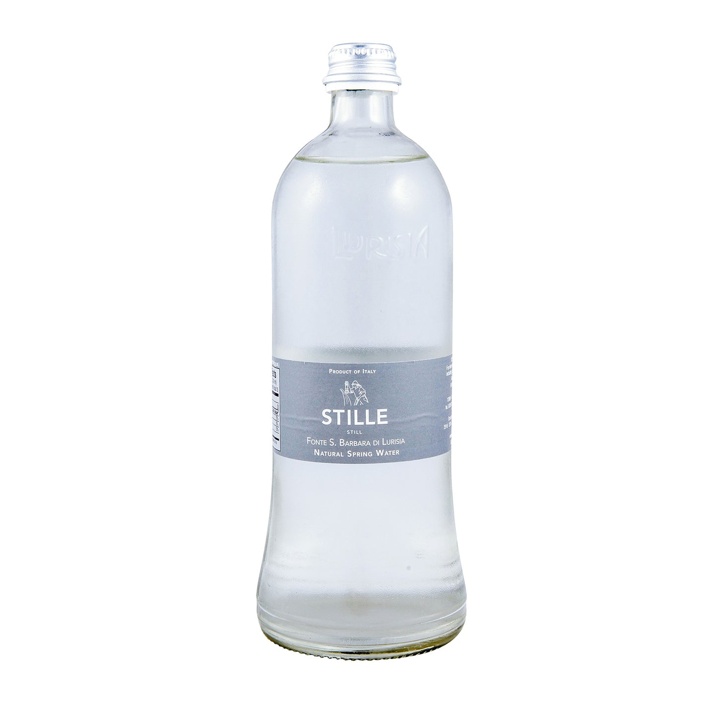 Lurisia Premium Fine Dining Italian Table Water, 25.5-oz (750 ml) Case of 12 Glass Bottles with Aluminum Caps