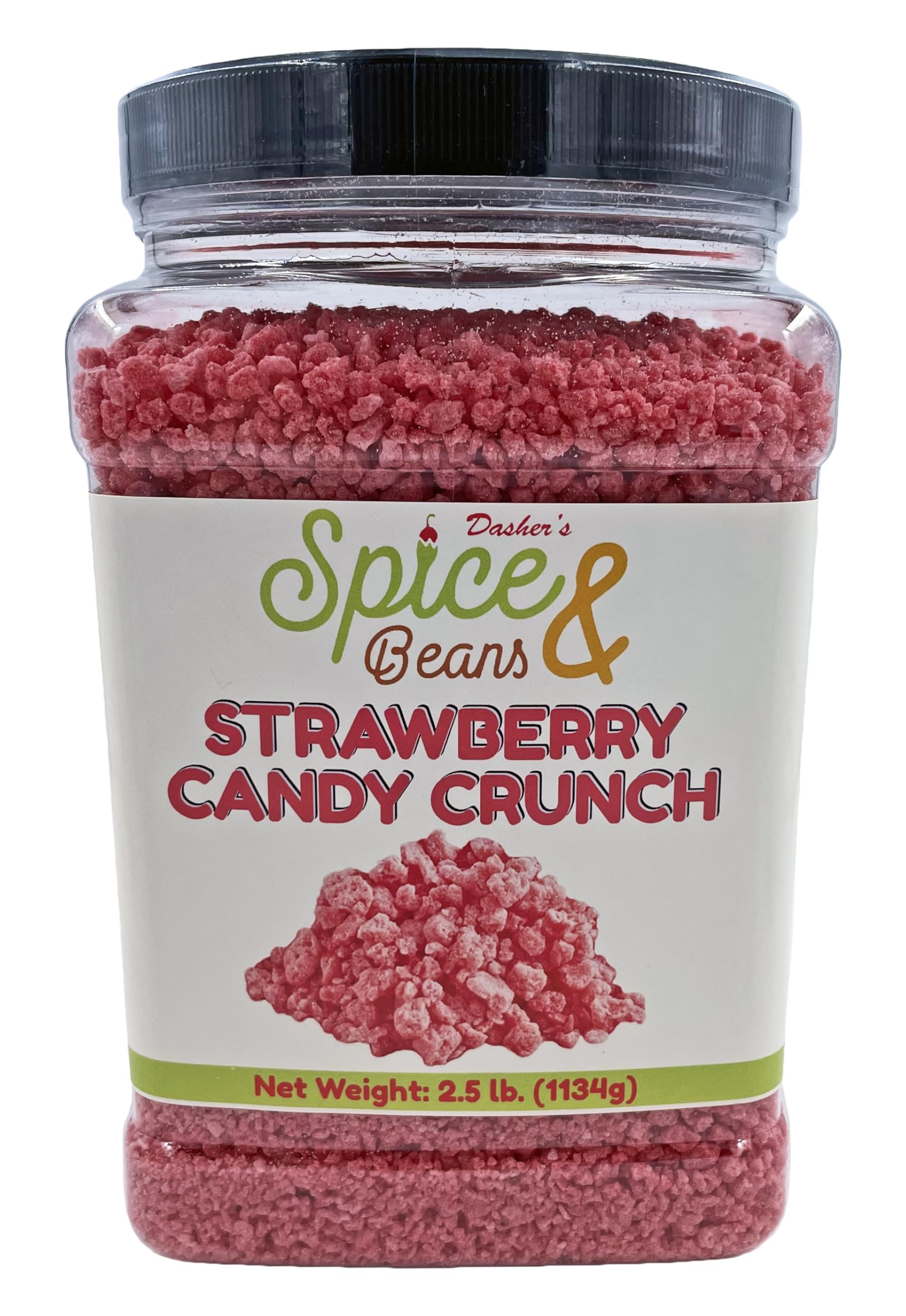Strawberry Candy Crunch 2.5 lb | Dessert Topping & Decoration for Ice Cream, Sundaes, Cakes, Cupcakes, Milkshakes & Frozen Yogur