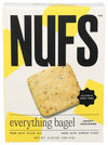 Nufs, Crackers Crispy Everything Bagel, 4.25 Ounce