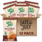 Late July Multigrain Sea Salt Tortilla Chips Snacks, Made with A Blend of Grains & Seeds, Vegan, Kosher, USDA Certified Organic,