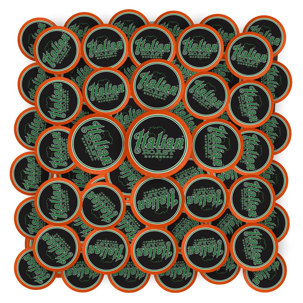 Fresh Roasted Coffee, Italian Roast, Dark, Kosher, K-Cup Compatible, 96 Pods