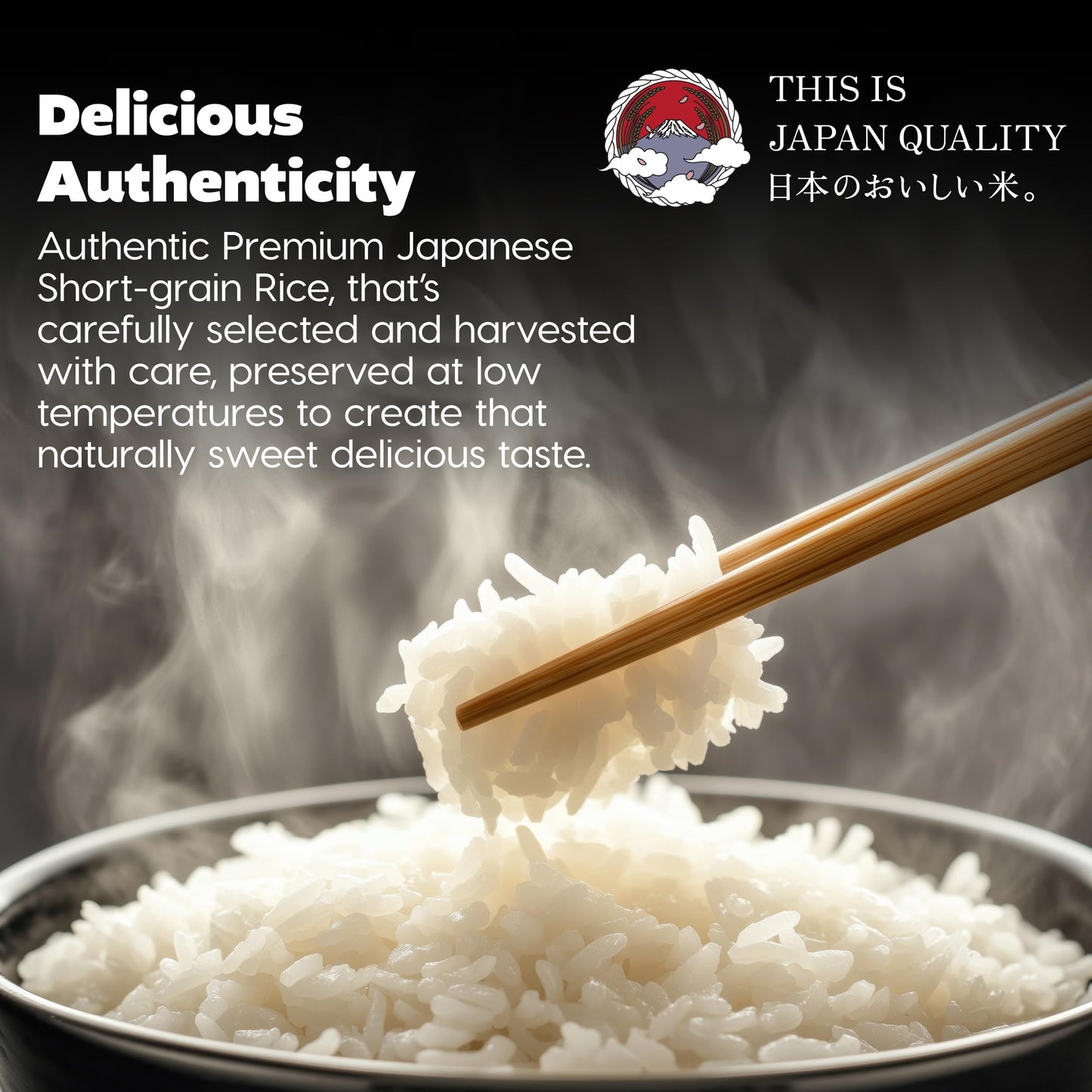 IRIS Instant White Rice (24 Pack)  Ultra enhanced Japanese Short Grain Sushi Sticky Rice  Microwave for 80 seconds (1.2 Minutes)  Gluten Free Vegan  Grown Polished and Packed in Japan