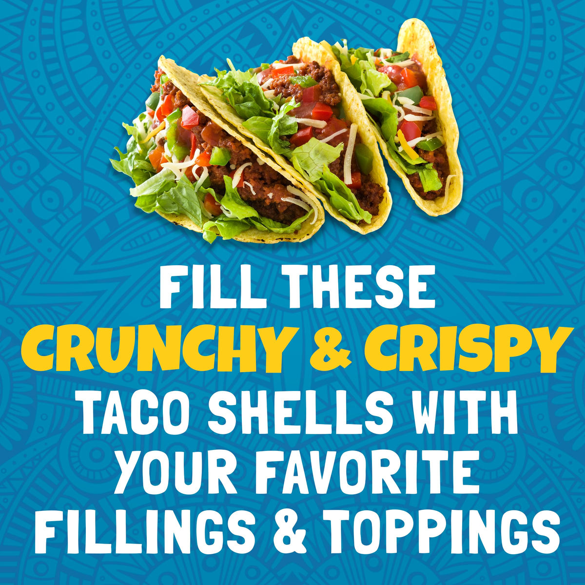 Ortega Taco Shells, Yellow Corn, 7.4 Ounce, 18 Shells (Pack Of 6)
