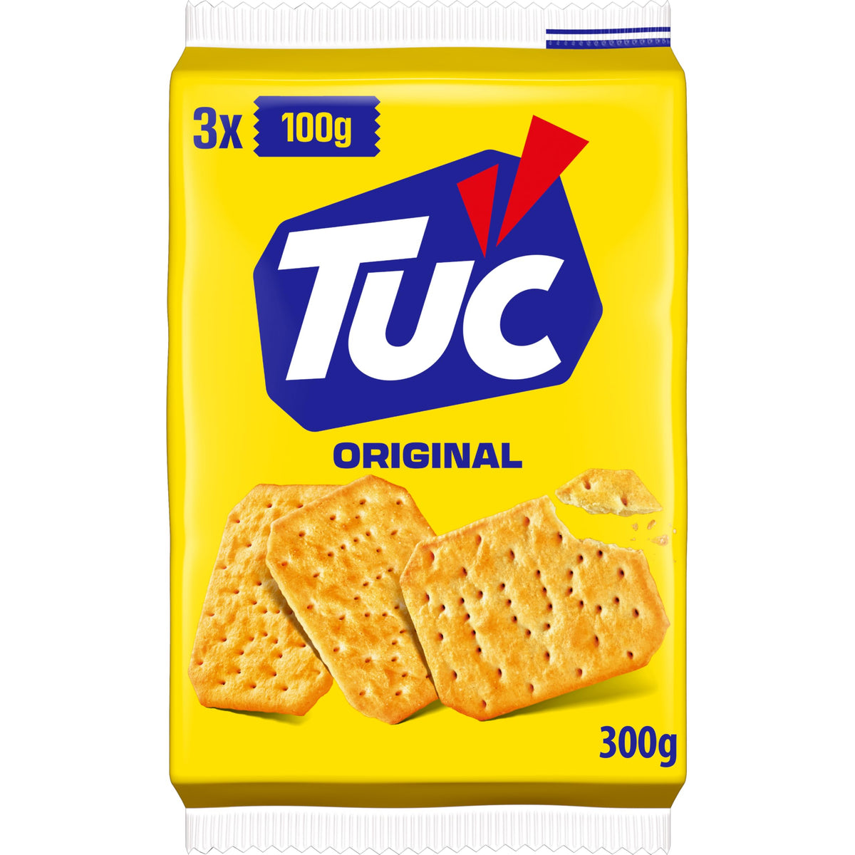 LU TUC Original Crackers, Oven Baked, 3 Pack x 100g (10.5 oz Total), Crispy Savory Crackers