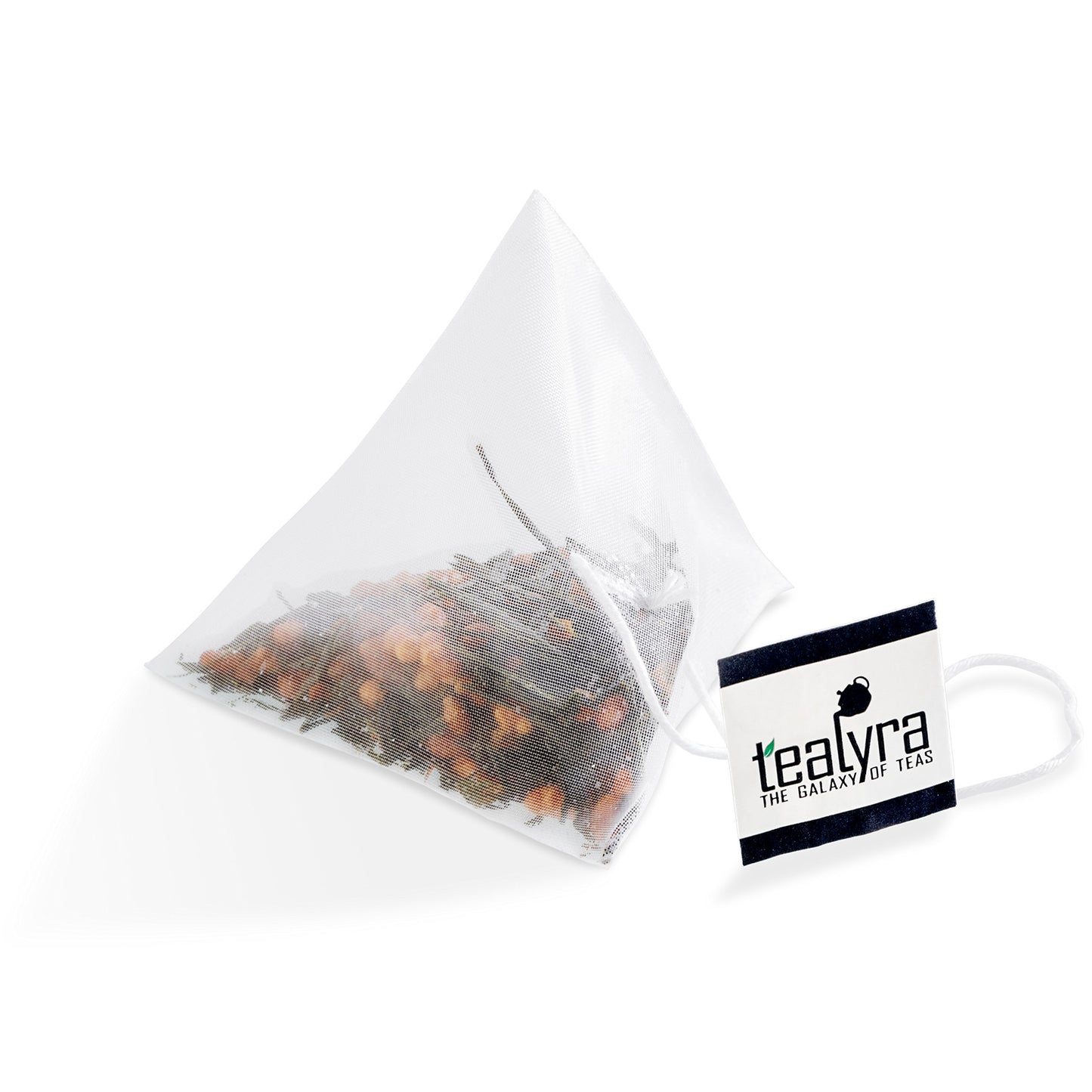Tealyra Gen Mai Cha Supreme Green Tea - 25 Pyramids Sachets - Low Caffeine - Loose Leaf