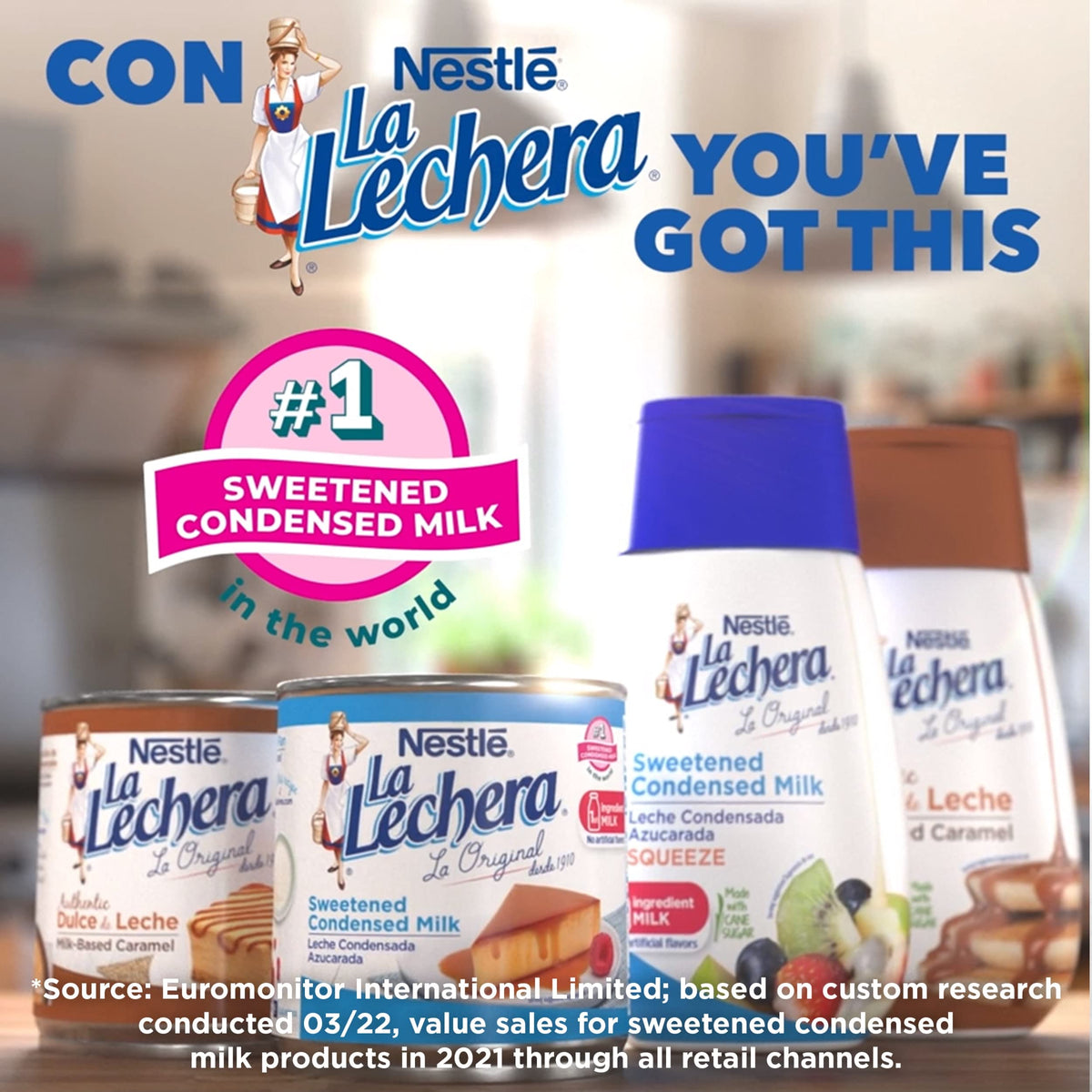 Nestle La Lechera Sweetened Condensed Milk (Pack Of 4)
