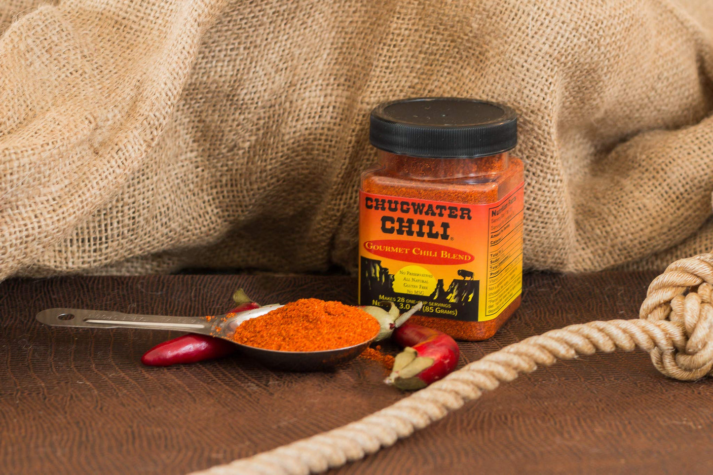 Chugwater Chili | Gourmet Chili Seasoning Mix & Taco Seasoning | 3oz Tub | Wyoming State Championship Chili Recipe | Secret Blen