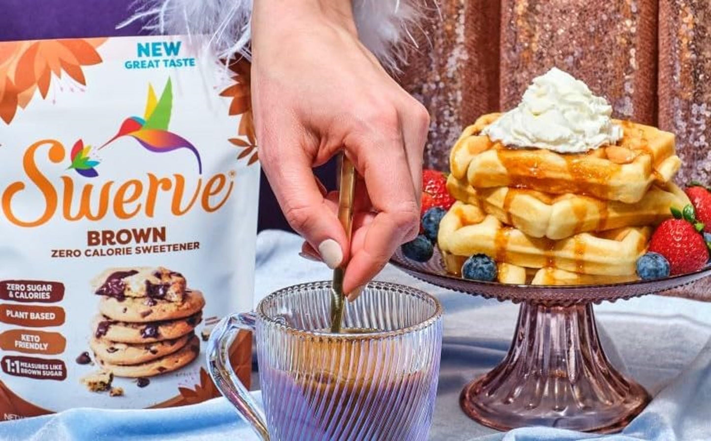 Swerve Sweetener Granular, Brown and Confectioners Baker s Trio - Sugar Substitute, Zero Calorie, Keto Friendly, Zero Sugar, No