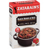 Zatarains Black Beans & Rice, 7 oz, Pack of 12, Convenient Meal Option