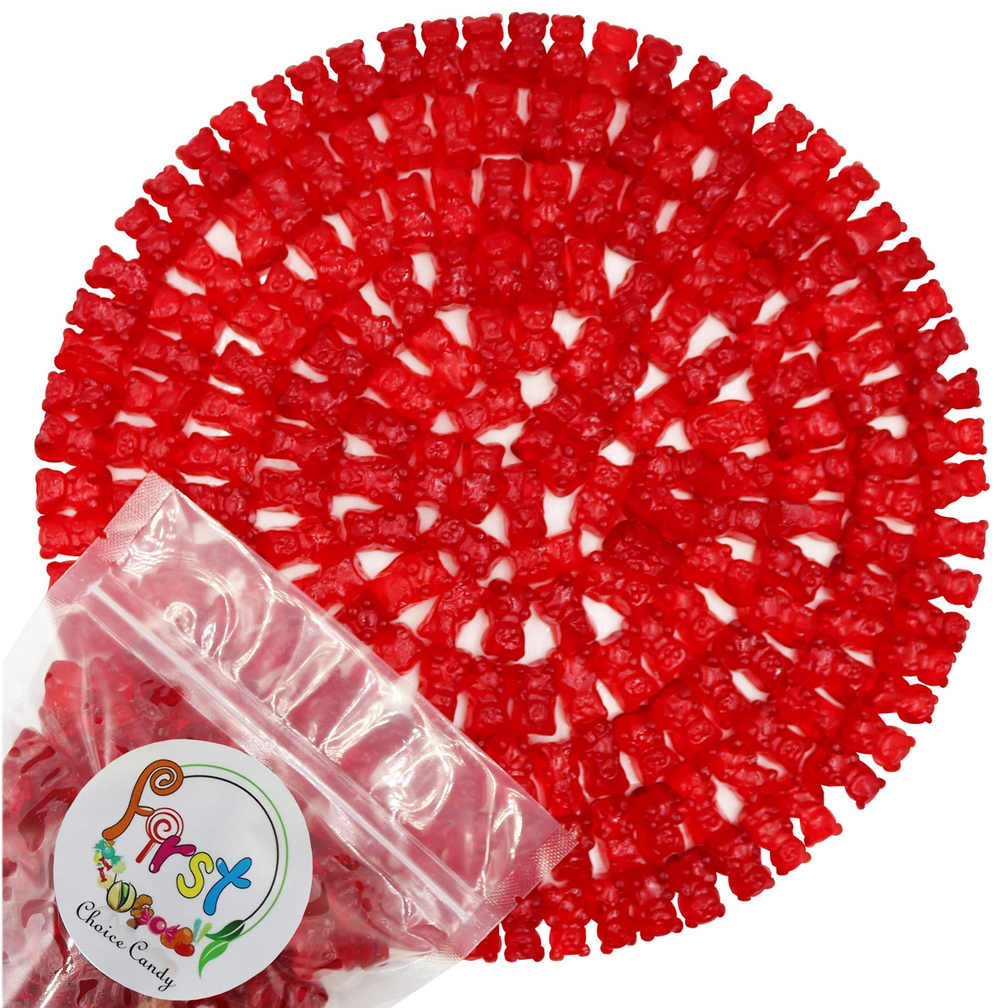 FirstChoiceCandy Gummy Bears (Watermelon, 2 LB)