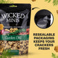 Wicked Minis Soup & Oyster  Ers - Saltine & Salted Flavored Mini Puffed Soup, Savory Snacking Mix, Seasoned Croutons Salad Toppers,  Ers For Chili 6Oz (Garden Dill, Pack Of 3)