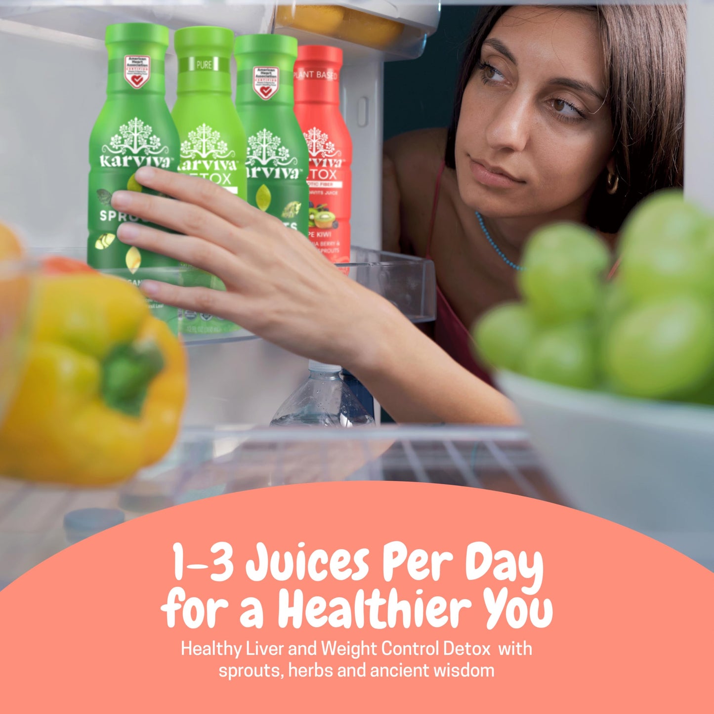 Karviva Organic Juice Cleanse for Sugar Detox & Weight Control - Ancient Eastern Remedies for Healthy Digestion & Gentle Detox w