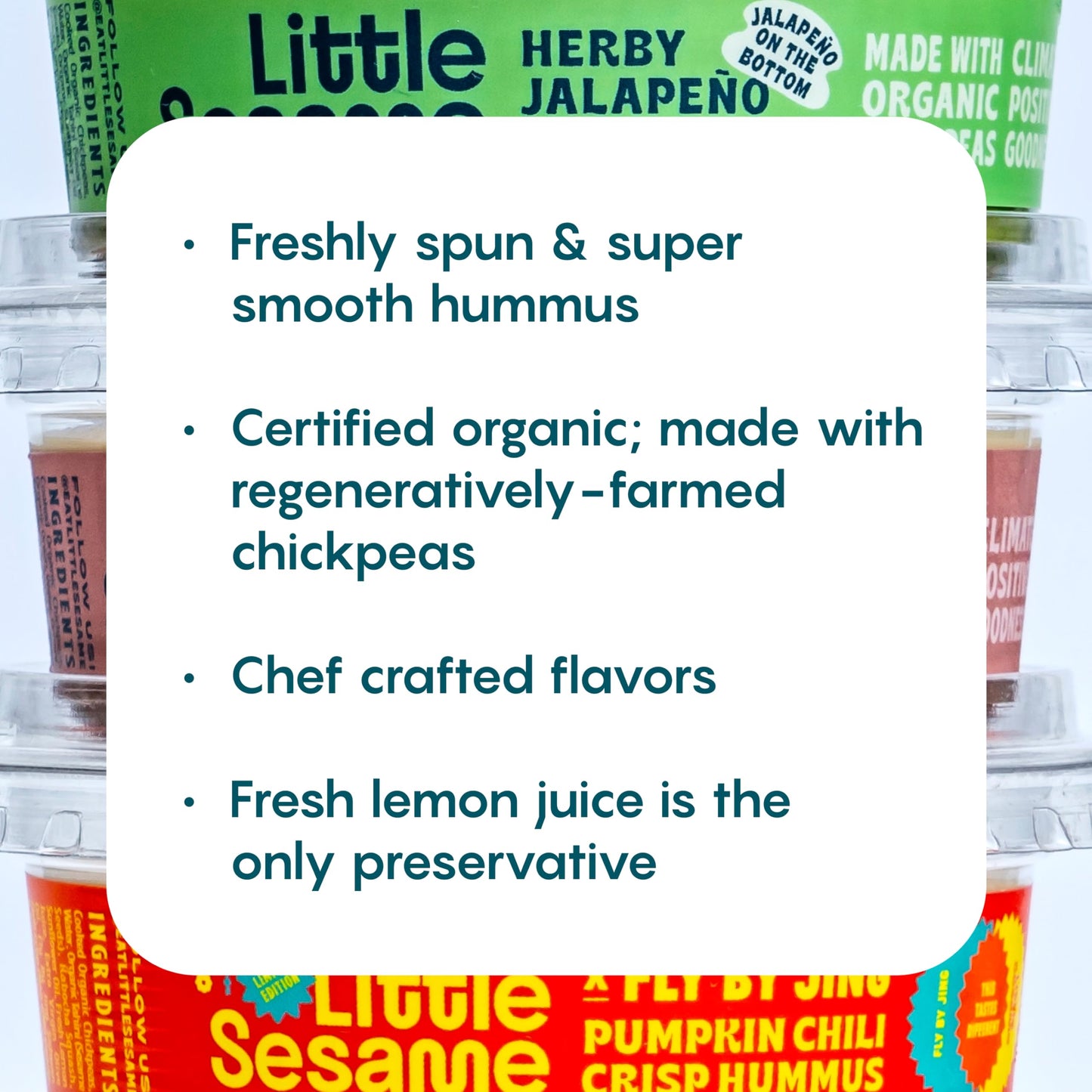 Little Sesame Smooth Classic Hummus, 8 Oz