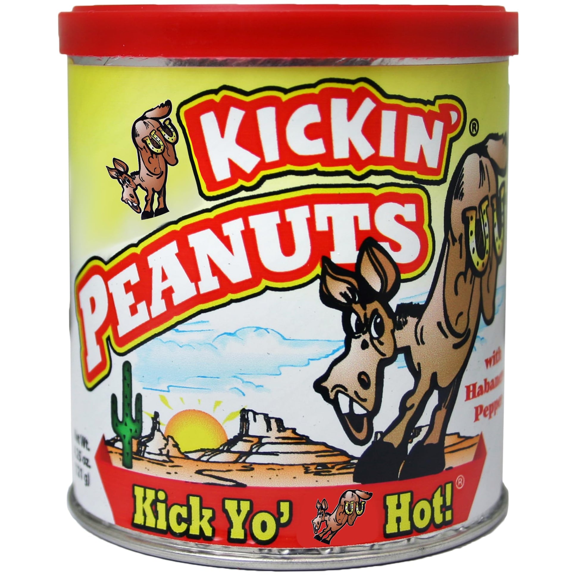 Habanero Pepper Hot Spicy Peanuts - 4.25oz - Spicy Food Challenge and Ultimate Spicy Gourmet Gift Peanuts - Try if you dare!