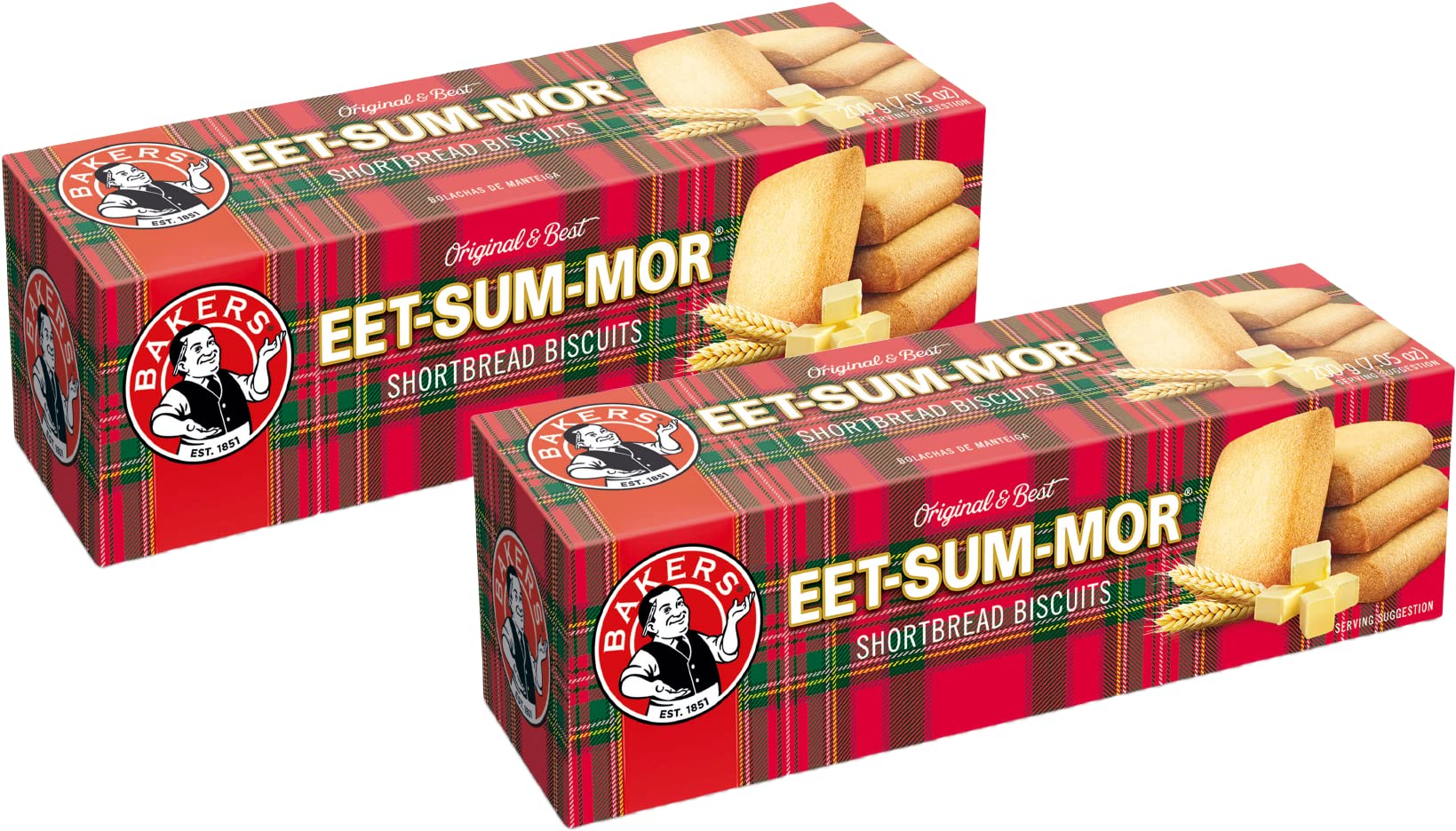 Bakers Eet Sum Mor Biscuits (200G) - Pack Of 2