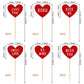 24 Pcs Valentine'S Day Heart Cupcake Toppers Glitter Double Layers Xoxo Sweet Love Be Mine Kiss Me Miss You Cupcake Picks Valent