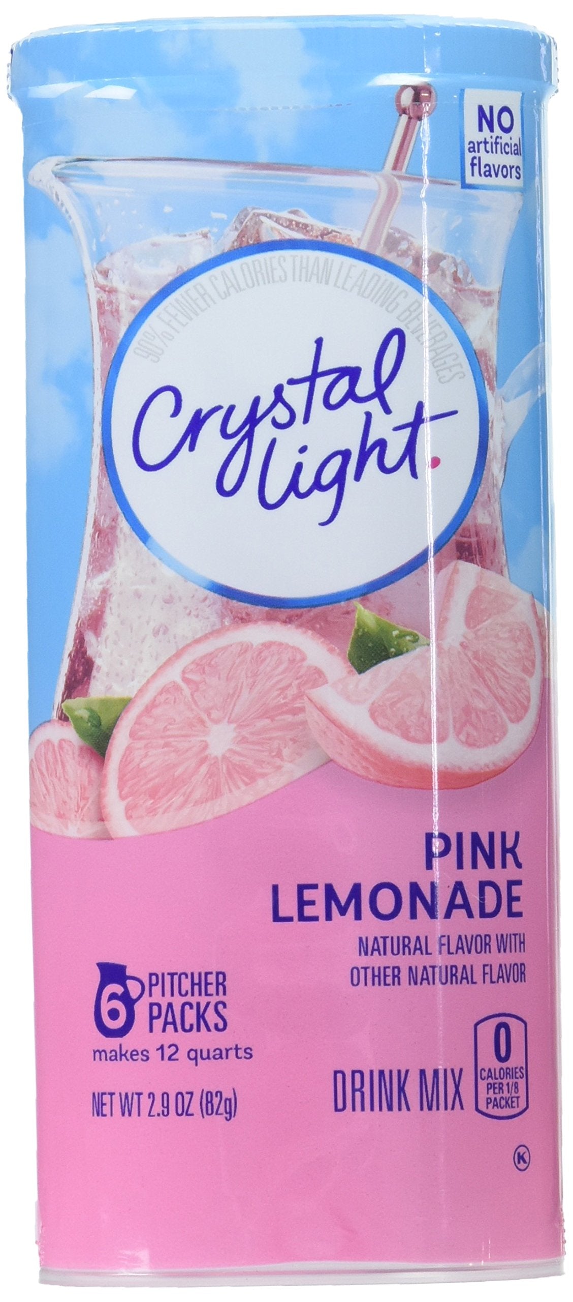 Crystal Light Drink Mix, Pink Lemonade,2.9 Ounce (Pack of 6)