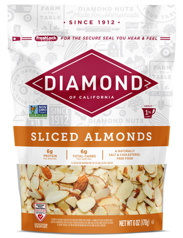 Diamond Of California Sliced Almonds, 6 Oz, 1 Unit
