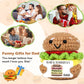 AVBODA Mini Dad Gifts for Birthday Christmas Handmade Crochet Burger for Father Hasband New Daddy Step Bonus Dad First Time Fath