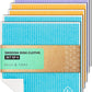 Swedish Dish Cloths For Kitchen - Reusable Dishcloths For Washing Dishes - Each Cellulose Dish Cloth Replaces 15 Rolls Of Paper 