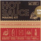 Ultimate Edition Hot Sauce Making Kit, 6 Varieties Of Peppers, Ghost Pepper, Habanero, Gourmet Spice Blend, 4 Bottles, Labels, Book, Gift For Dad (Ultimate Edition)