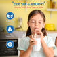 Milky Sip Magical Milk Straws - 4 Packs of 5 Pcs Each Cotton Candy Flavored Straws For Milk, 20 Milk Flavoring Straws for Kids.