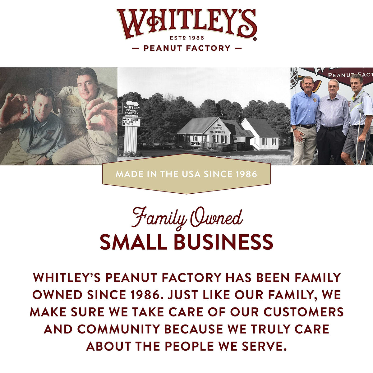 Whitleys Salt & Ground Pepper Virginia Peanuts - Super Extra Large 'Home Cooked' Virginia Peanuts (20 Ounce Tin)