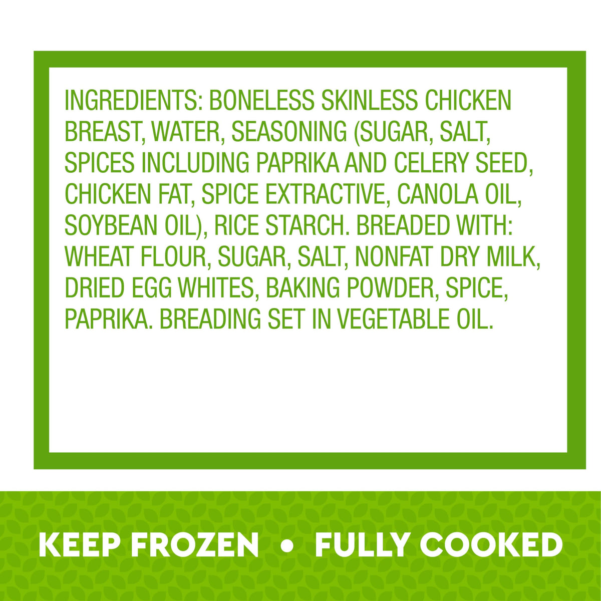 Just Bare Chicken Lightly Breaded Breast Bites| Fully Cooked | 16 G Protein Frozen | 1.50 LB, 24 Ounce