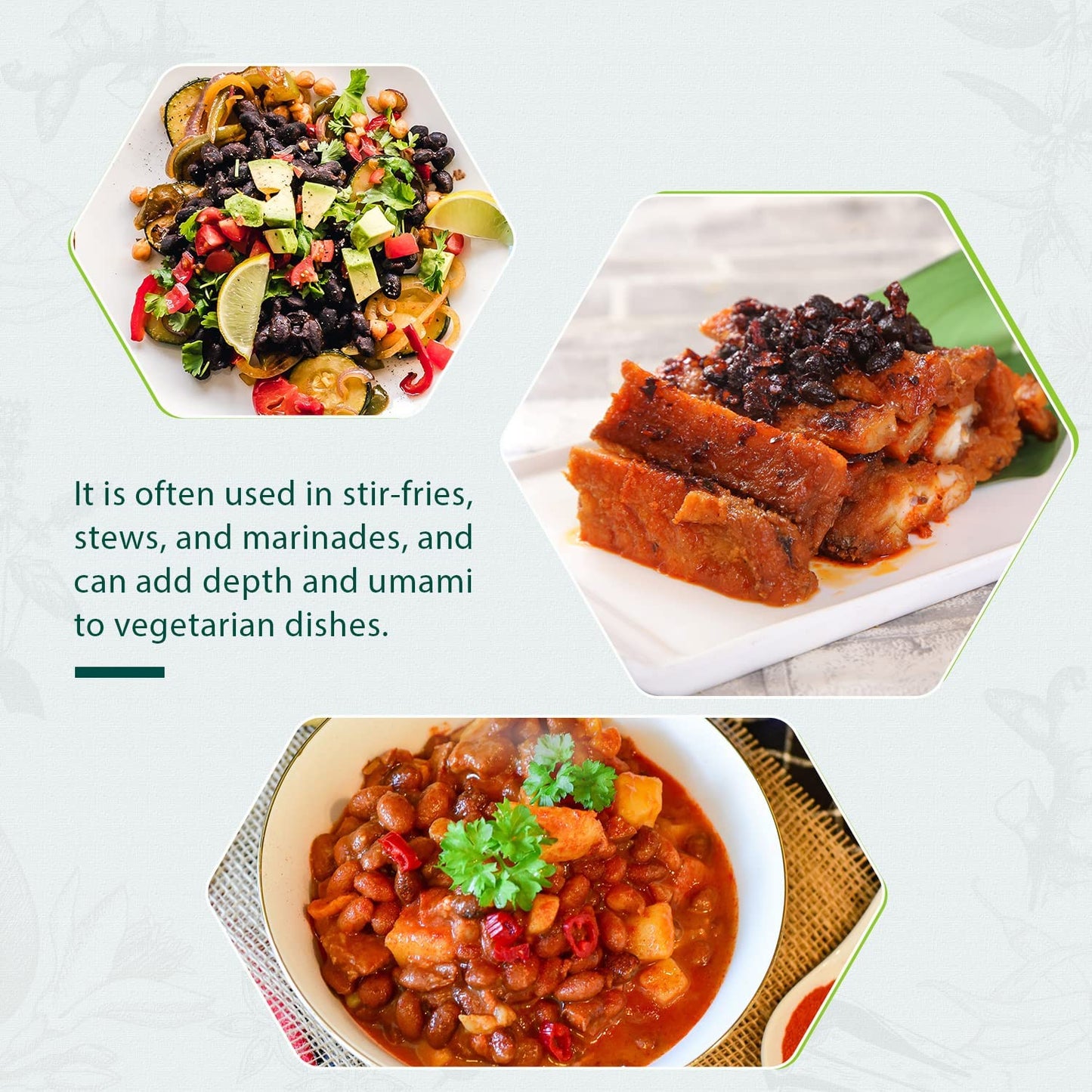 Soeos Chinese Douchi, Fermented Black Beans, 15.94 Oz (452G), 2 Packs Of 226G Each