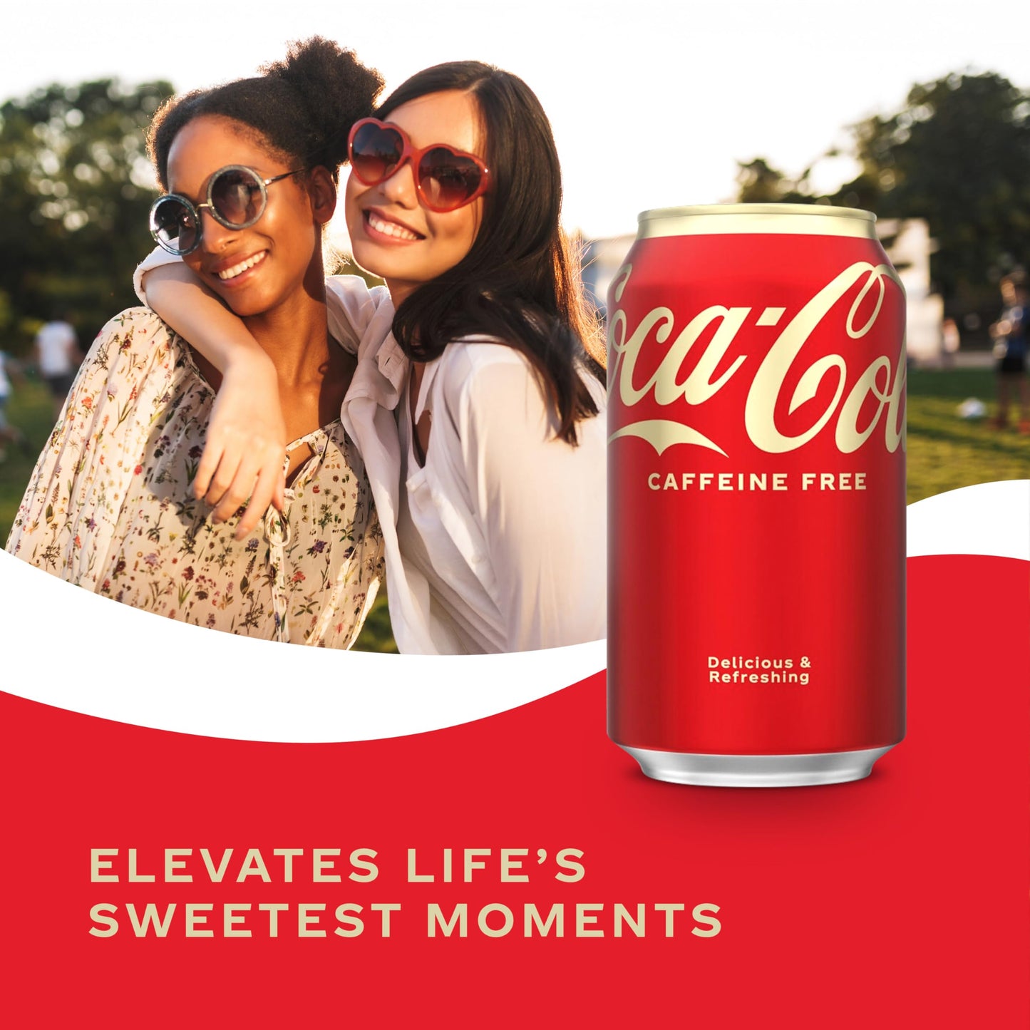 Coca-Cola Caffeine Free Soda, 12 Fl Oz (Pack of 12), Caramel, Model 049000029338