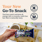Tosi Meal Bars - Toasted Cashew, Crunchy Nut & Seed Vegan Snack Bars, 14g Plant Based Protein, Organic, Dairy, Soy & Gluten Free