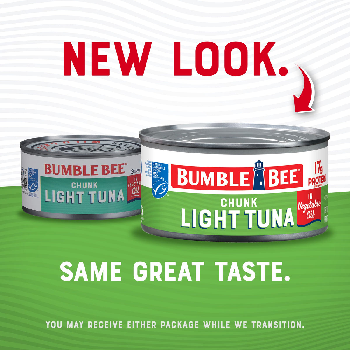 Bumble Bee Chunk Light Tuna In Oil, 12 oz Can (Pack of 12) - Wild Caught Skipjack Tuna - 17g Protein Per Serving - MSC Certified