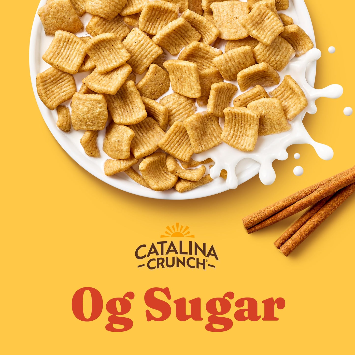 Catalina Crunch Cinnamon Toast Cereal | Low Carb, Sugar Free, Gluten Free | Vegan, Plant Based Protein | Breakfast Protein Cerea