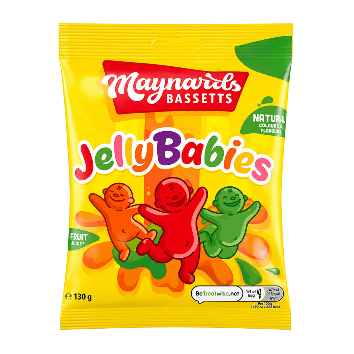 Maynards Bassetts Jelly Babies 130g (Pack of 4)