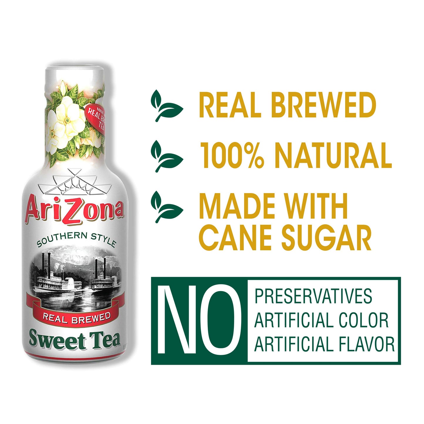 Arizona Sweet Tea - 16.9 Fl Oz, Pack of 20 Bottles