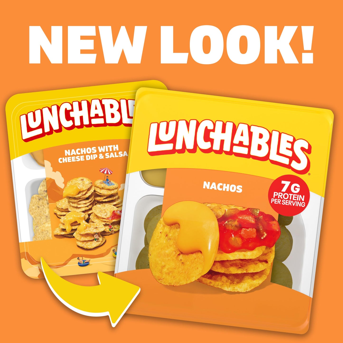 Lunchables Nachos with Cheese Dip and Salsa, 4.4 oz Pack