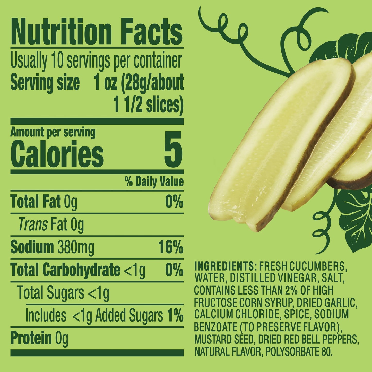 Claussen Kosher Dill Pickle Sandwich Slices, 20 fl. oz. Jar