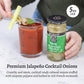 Sable & Rosenfeld Vermouth Tipsy Jalapeo Onions  5 oz Jar (Pack of 1)  Stuffed Pickled Silverskin Cocktail Onions  Kosher  Gluten-Free Martini Garnish