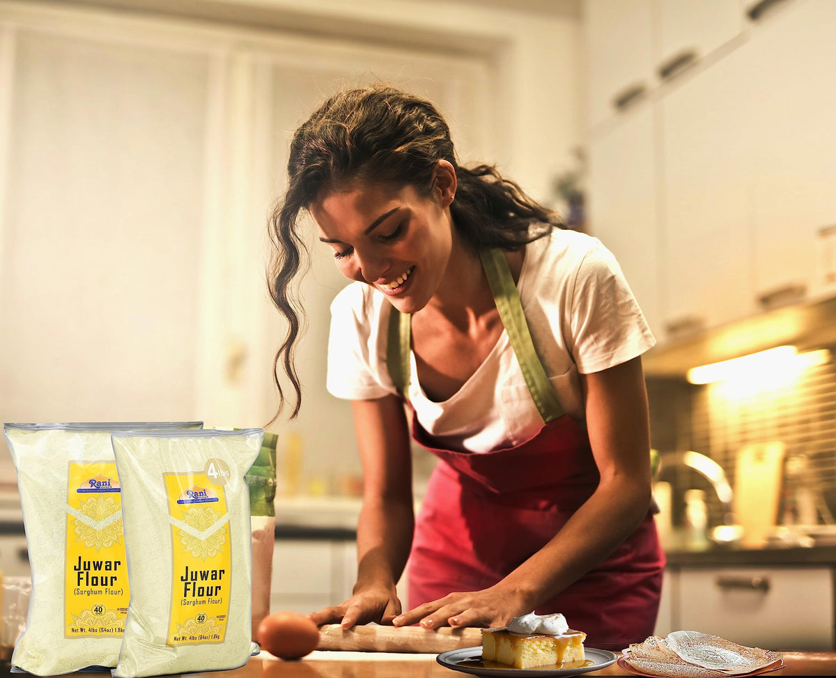 Rani Juwar Flour, All Natural, Vegan, Gluten Friendly, Non-GMO, Kosher, 64oz (4lbs), Indian Origin
