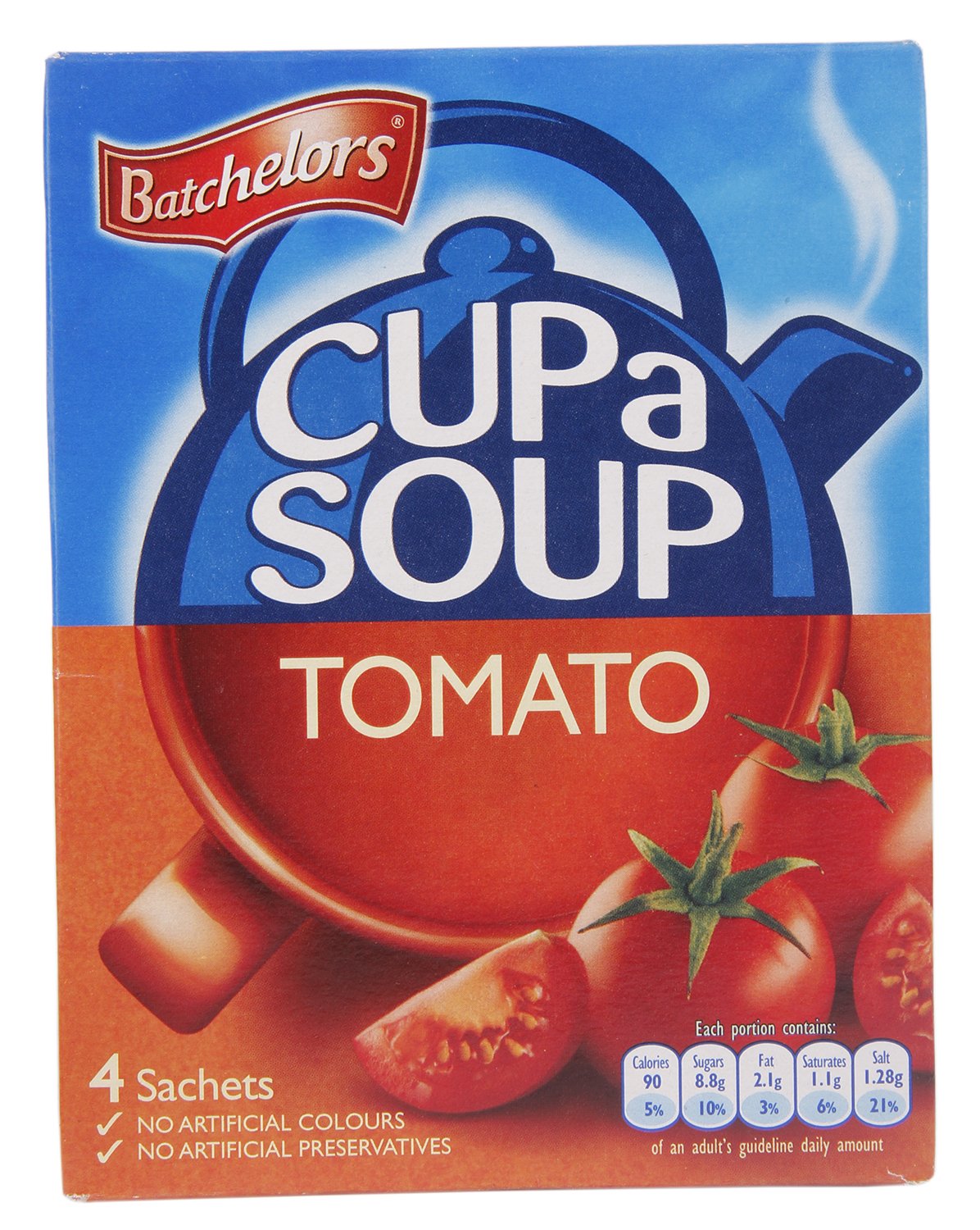 Batchelors Cup A Soup Tomato 4 Sachets 93 G (Pack Of 9)