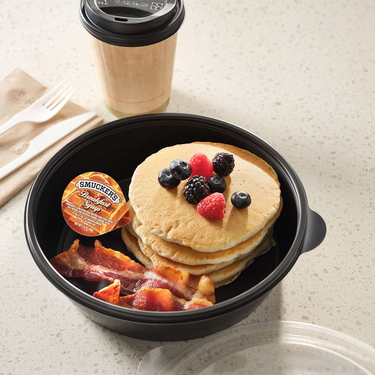 Smucker'S Breakfast Syrup, 1.4 Ounce (Pack Of 100)