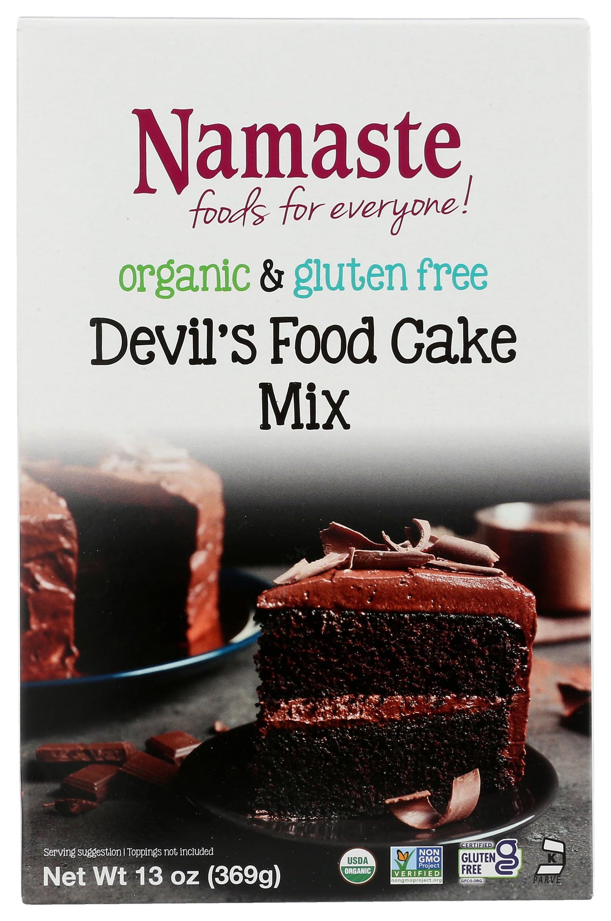 Namaste Foods Organic Gluten Free Devil'S Food Cake, 13 Ounces – Allergen Free