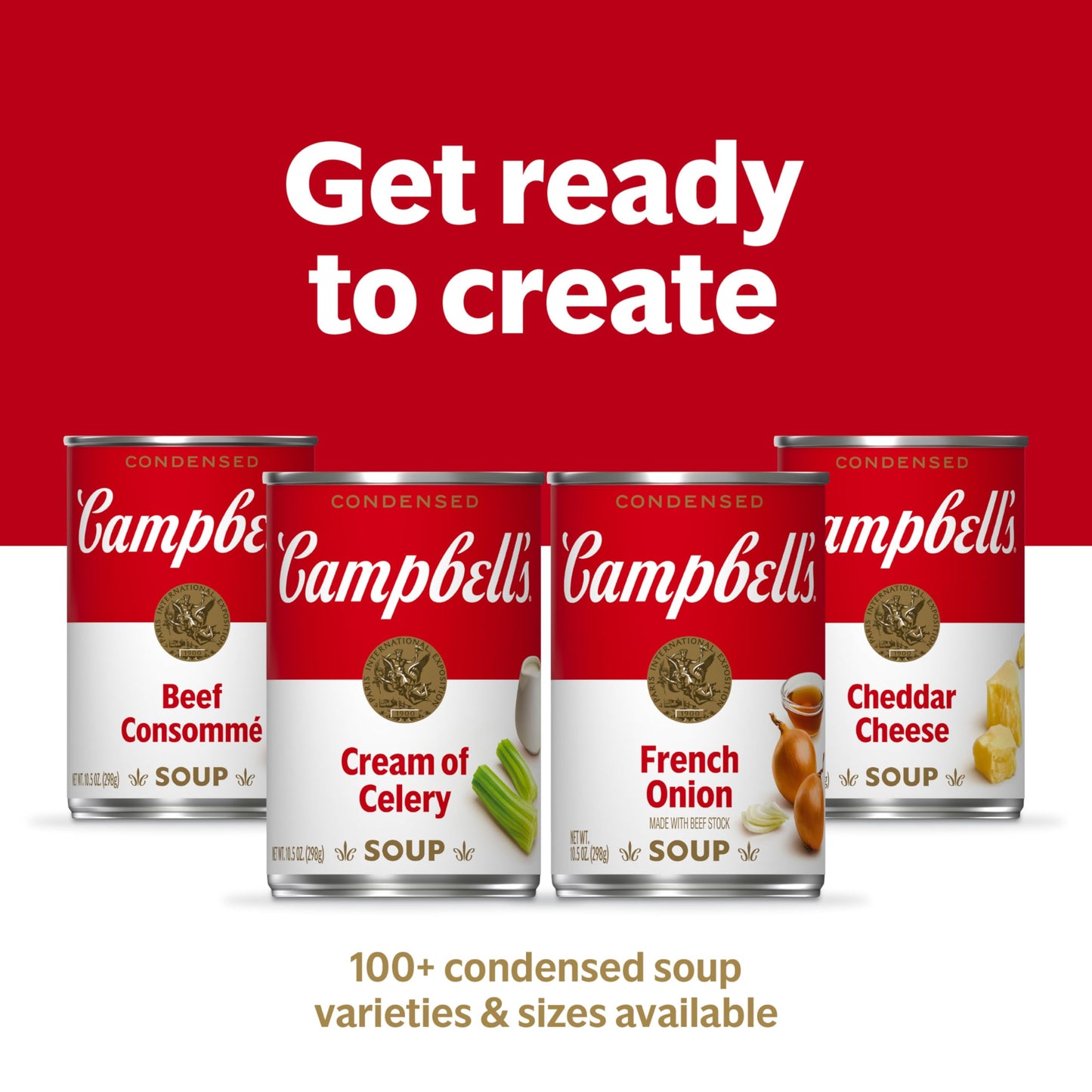 Campbell s Bean with Bacon Soup, Packaging May Vary, 11.25 Oz, Pack of 12