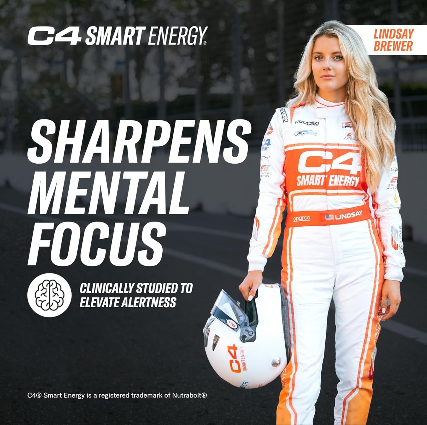 Cellucor C4 Smart Energy Drink - Sugar Free Performance Fuel & Nootropic - Black Cherry - 16 Fl Oz (Pack of 12)