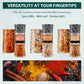 Soeos Spice Seasoning Set Of 3, 5.2Oz(146G), With Integrated Grinders, Salt And Pepper Grinder Set, Pure And Fresh Perfect For Bbq Seasoning Gift Set, Grilling Spice, Herb, Spice & Seasoning Gifts