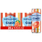 Sanpellegrino CIAO Blood Orange Sparkling Water, Low-Calorie Italian Sparkling Water with Real Fruit Juices, 0g Added Sugar, 24-