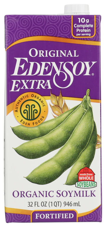 Eden Foods Extra Organic Original Fortified Soymilk, 32 oz