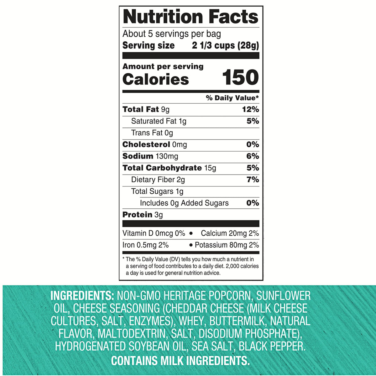 Black Jewell Aged White Cheddar Popped Popcorn, Gourmet Specialty Popcorn, 4.5 Ounces (Pack of 3)